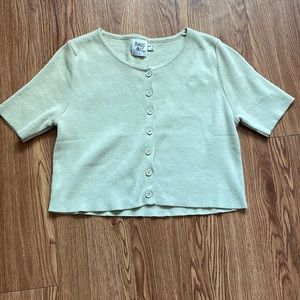 Never worn Princess Polly Jayden Top-Light green